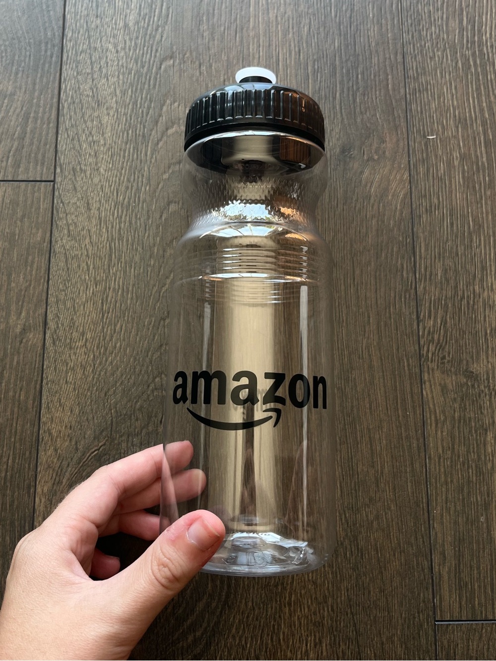 NWOT Amazon Clear Plastic Water Bottle